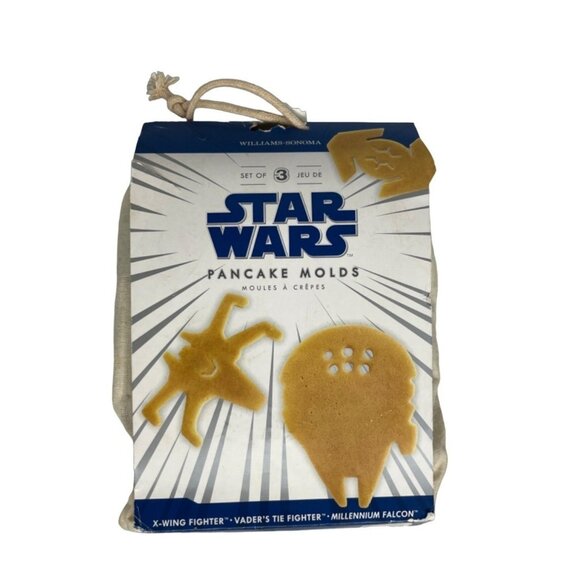 William Sonoma Star Wars Pancake Molds Set Of 3 New With Recipe - Picture 1 of 5